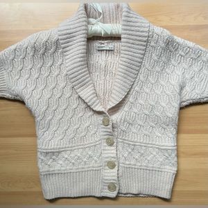 OLD NAVY - Cropped Beige Cardigan / Size S /